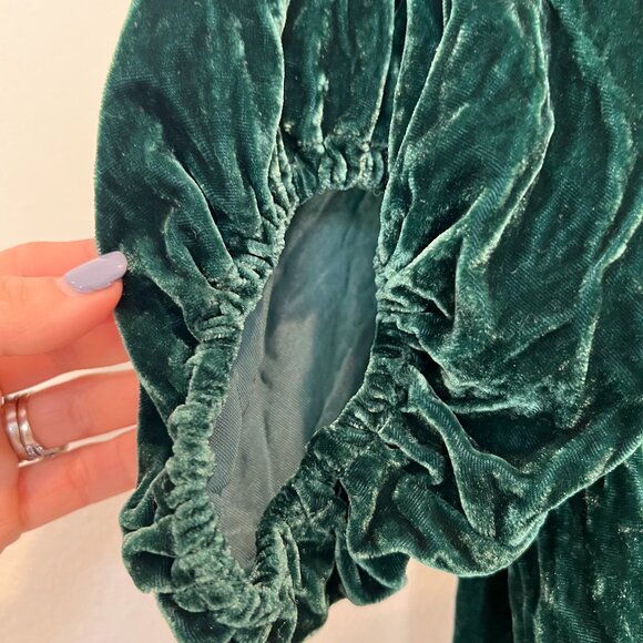 FREE PEOPLE LUX VELVET SHIRT DRESS - Picture 5 of 6